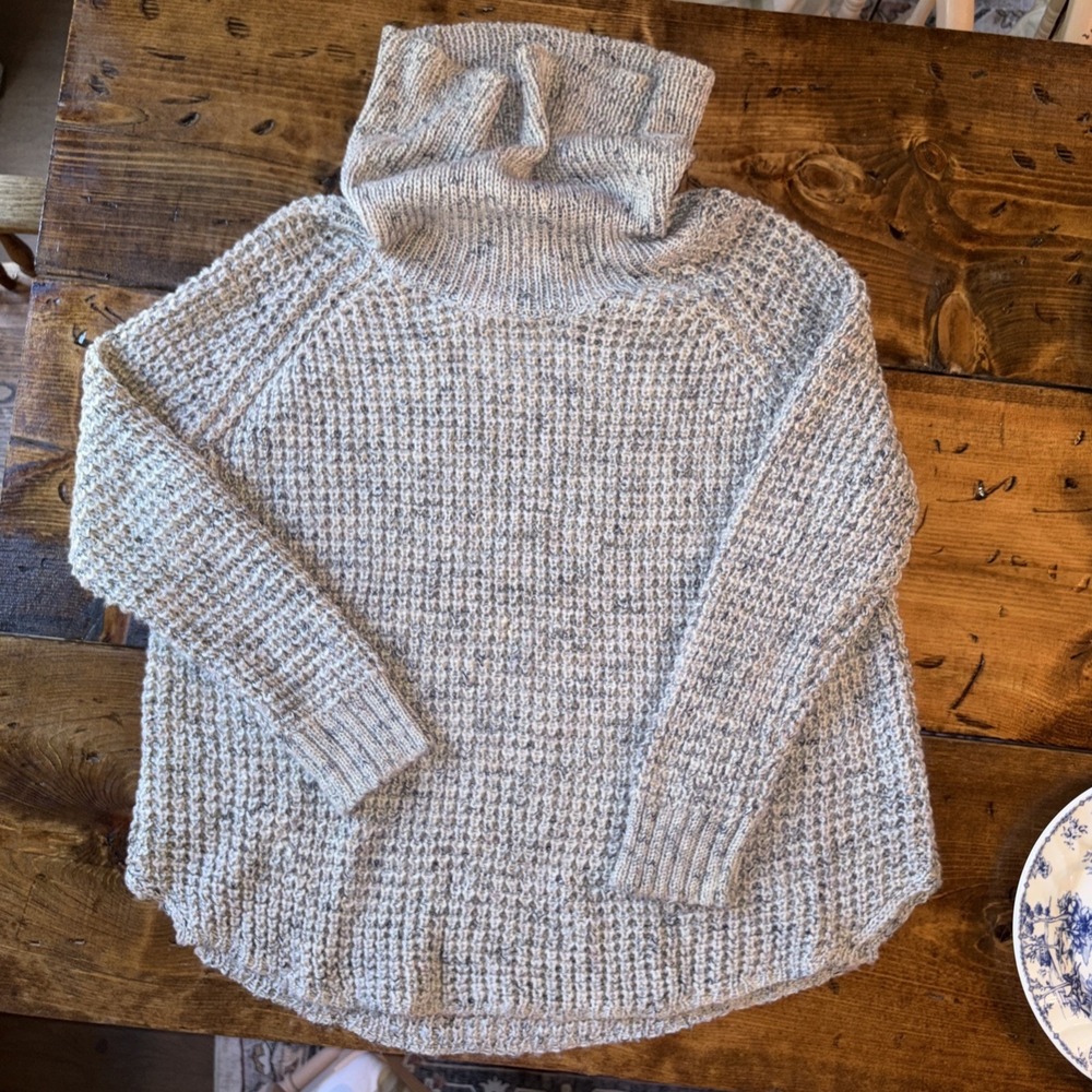 American Rag Women's M Slouchy Cozy Cottagecore Oatmeal Oversized Cozy Sweater